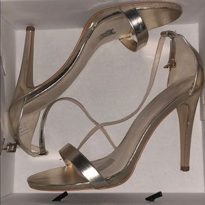 Aldo Gold single sole heel